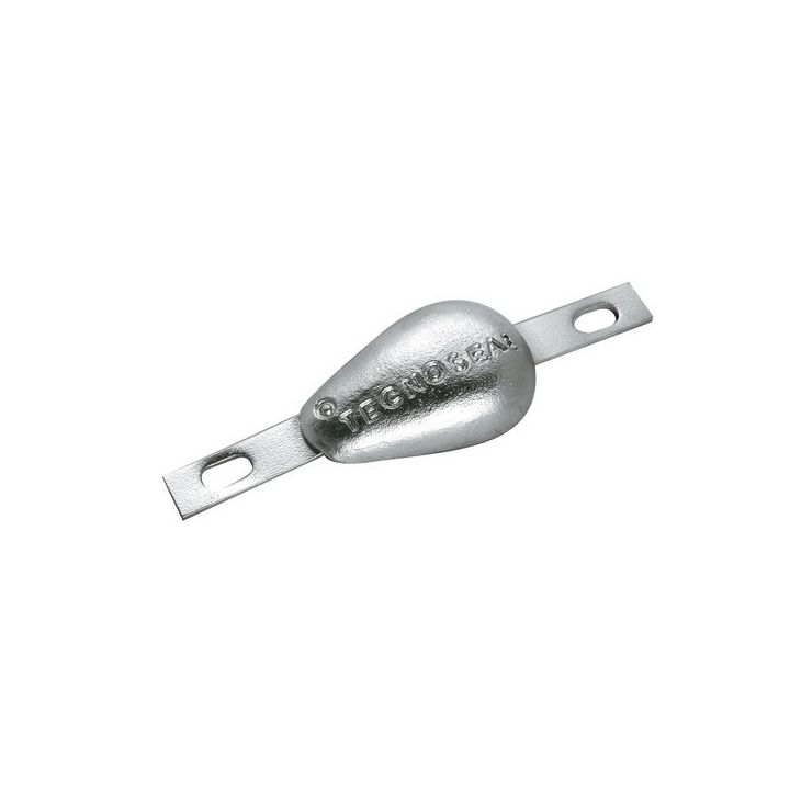 ANODE MAGNESIUM - PLAQUE AVEC INSERT 120x78x25MM 0.25KG