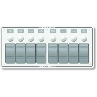 TABLEAU A DISJONCT. BLANC HORIZONTAL 8 POSITIONS