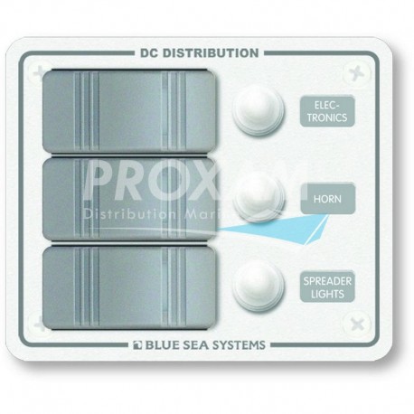 TABLEAU A DISJONCT. BLANC VERTICAL 3 POSITIONS