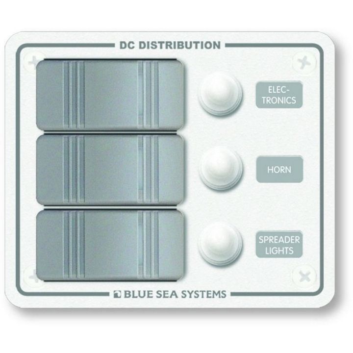 TABLEAU A DISJONCT. BLANC VERTICAL 3 POSITIONS