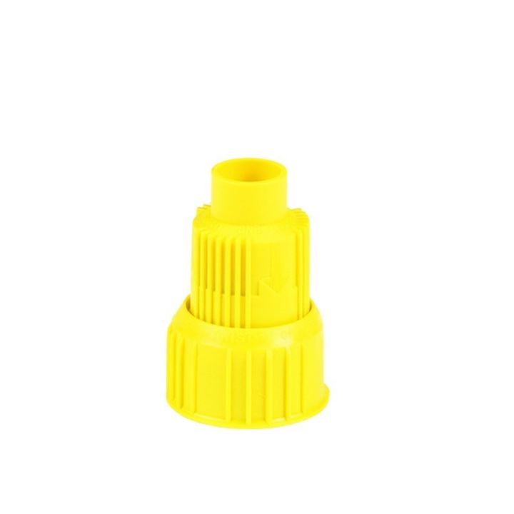 TUBE DE REMPLISSAGE AVEC EMBOUT DE FERMETURE/OUVERTURE TOURNANTE