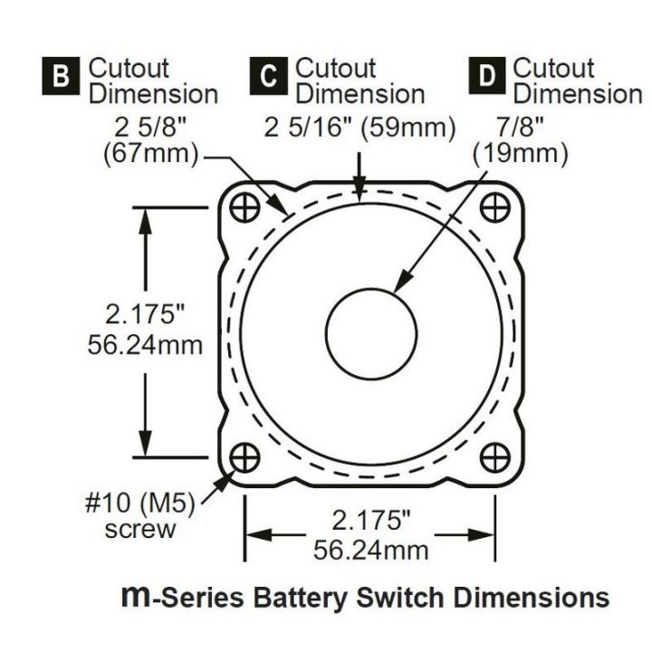 COUPE BATTERIE SERIE M ON/OFF BULK