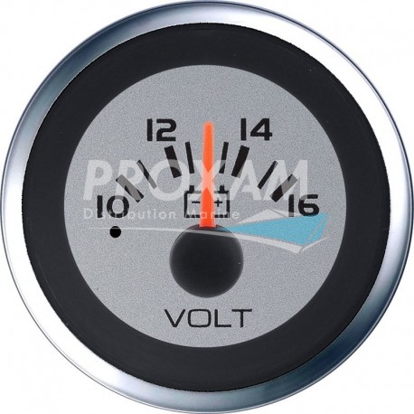 VOLTMETRE ARGENT PRO 12V