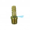 RACCORD DROIT CANNELE 1/4"Ø10MM