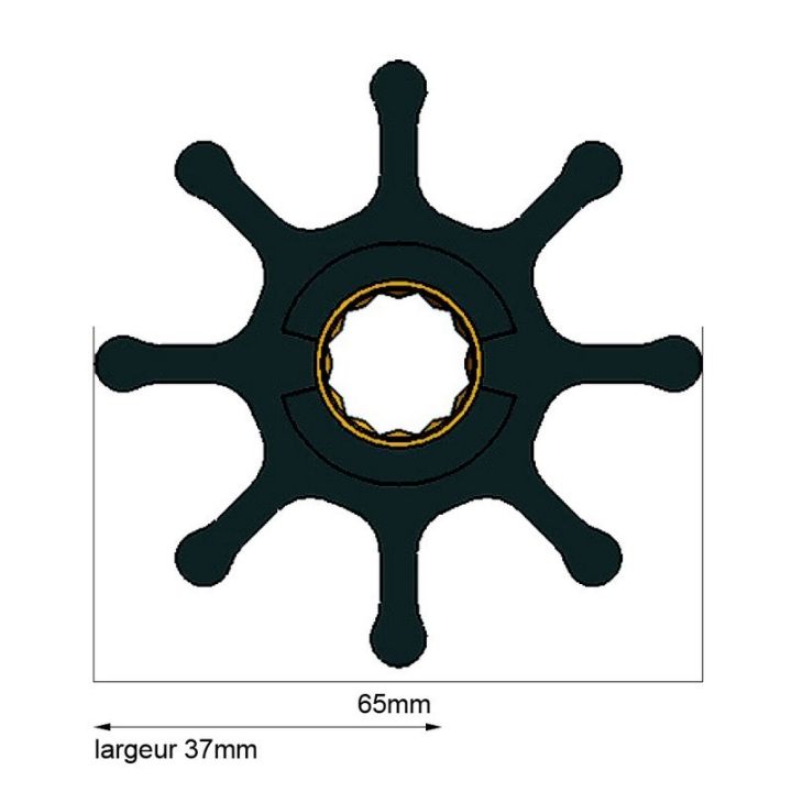 TURBINE 12 CANNELURES