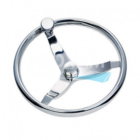 VOLANT INOX VISION ELITE Ø343MM AVEC POMMEAU