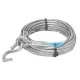 TREUIL 545KG + CABLE 6,5M CROCHET INOX