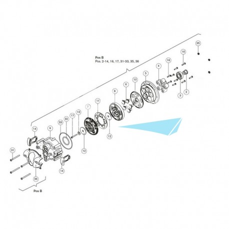 KIT DIAPHRAGME GROUPE D'EAU