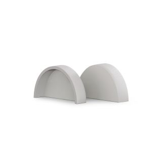 TERMINAISON PVC BINO 65, BLANC