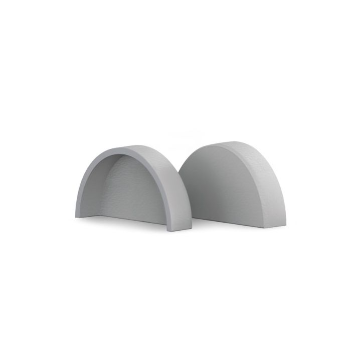 TERMINAISON PVC BINO 65, GRIS