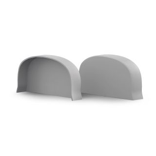 EMBOUT DE LISTON PVC POUR BUMPER 125 GRIS