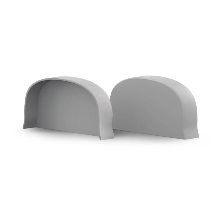 EMBOUT DE LISTON PVC POUR BUMPER 125 GRIS