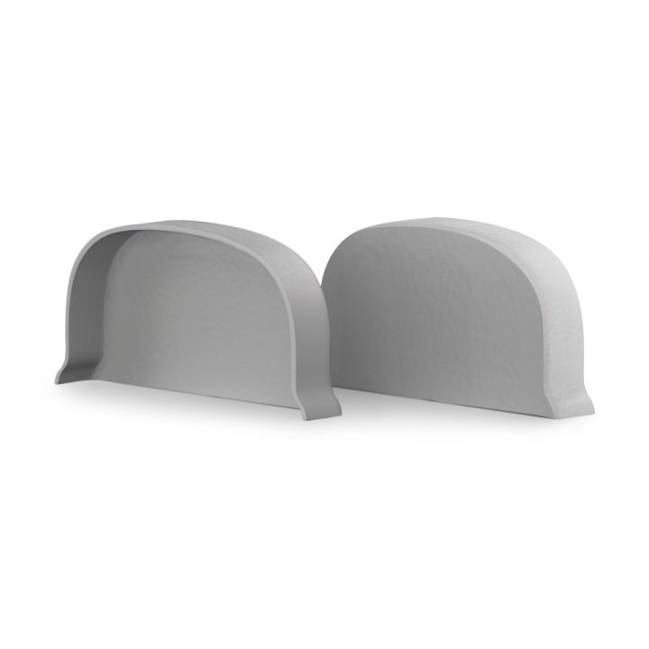 EMBOUT DE LISTON PVC POUR BUMPER 160 GRIS