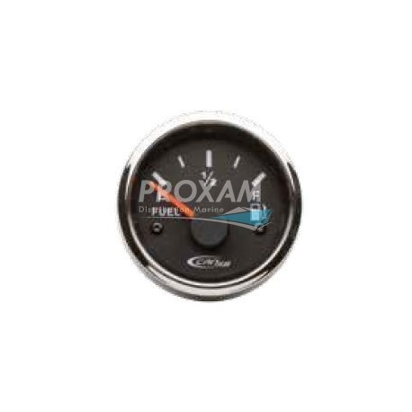 INDICATEUR CARBURANT 12V - 10/180OHM NOIR