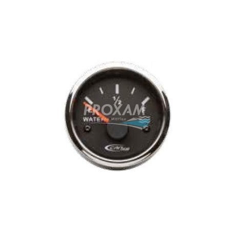 INDICATEUR NIVEAU EAU 12V - 10/180OHM NOIR