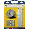 ANODES ALU - KIT MERCURY F75 A F150