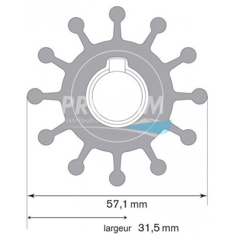 TURBINE NITRILE F5B-