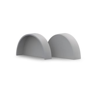 EMBOUT DE LISTON PVC POUR BUMPER 150 GRIS