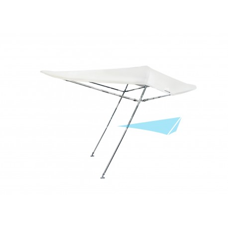 BIMINI ARIA BLANC 230x122x210CM Ø25MM