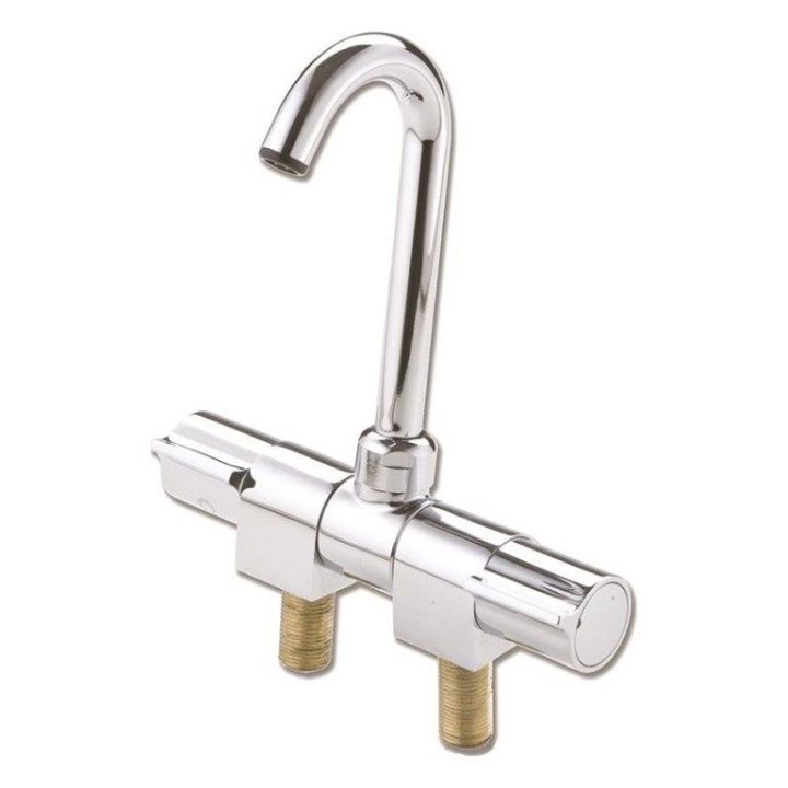 ROBINET LAITON CHROME DOUBLE - 140x180MM