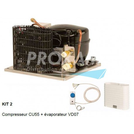 KIT COMPLET GROUPE FROID DOMETIC CU55+VD07