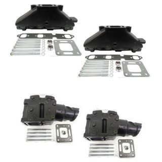 KIT COUDES ET COLLECTEURS BARR USA V6 MERCRUISER