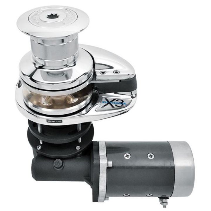 GUINDEAU VERTICAL X3 BRONZE CHROME, POUPEE, Ø12MM ISO 24V 1700W