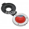 COMMANDE A PIED LOFRANS 12/24V CAPOT BLANC BOUTON ROUGE