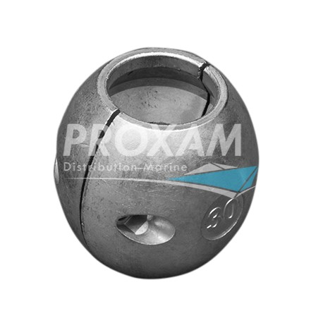 ANODE ZINC - NOIX D'ARBRE Ø30MM 2 VIS