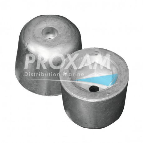 ANODE ZINC - OGIVE HEXAGONALE VETUS Ø50MM H41MM