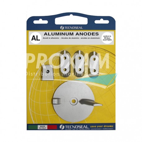 ANODES ALU - KIT YAMAHA F40/F60