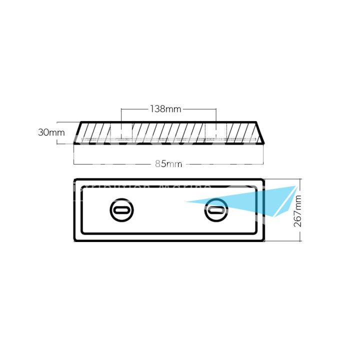 ANODE ALU - PLAQUE IPS DRIVE