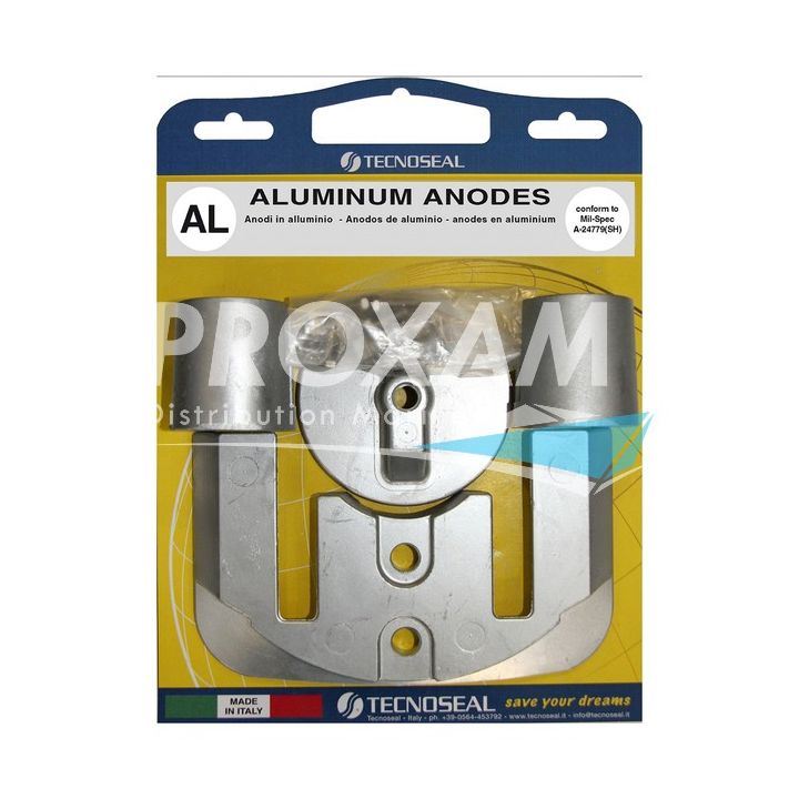 ANODES ALU - KIT BRAVO II-III AL