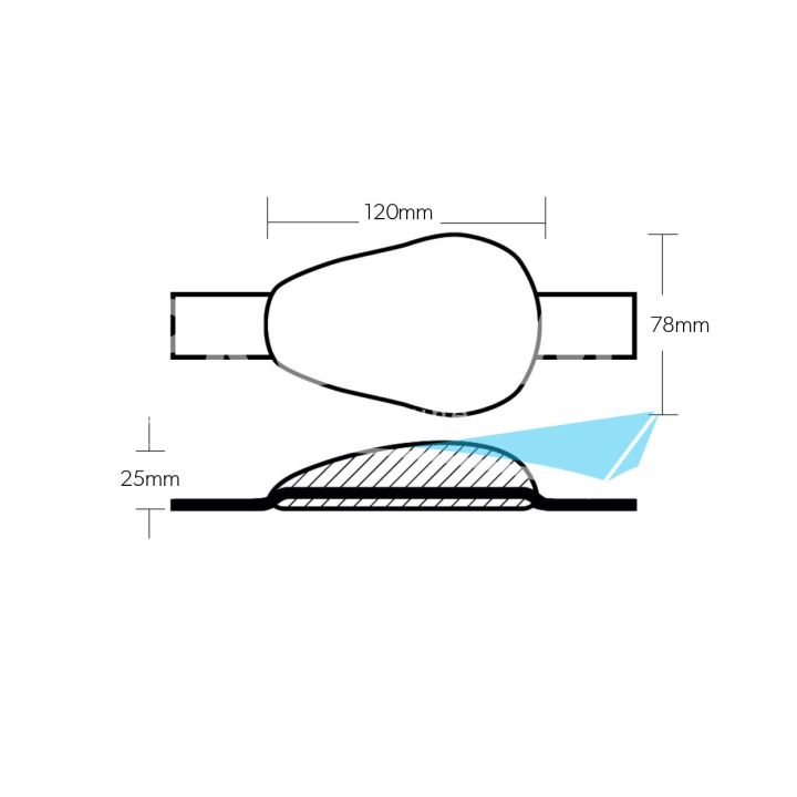 ANODE ZINC A SOUDER 120x80x35MM 1,20KG