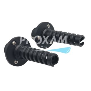 PASSE CLOISON SEASTAR SIMPLE PLASTIQUE NOIR (x2) PASSE CLOISON SEASTAR SIMPLE PLASTIQUE NOIR (x2)
