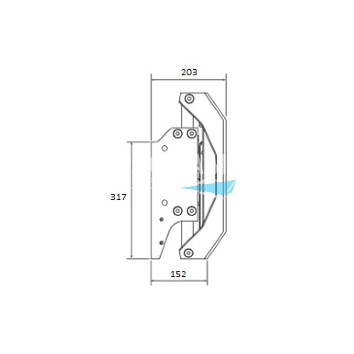 JACKPLATE HYDRAULIQUE STANDARD SMARTSTICK - DECALAGE 6"