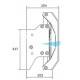 JACKPLATE HYDRAULIQUE STANDARD SMARTSTICK - DECALAGE 8"