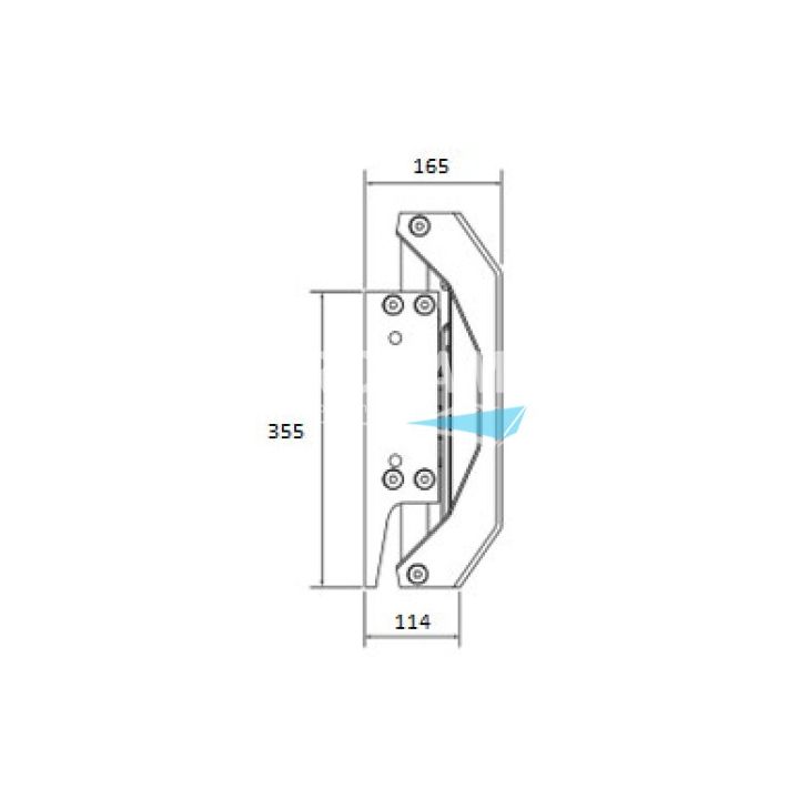JACKPLATE HYDRAULIQUE STANDARD SMARTSTICK - DECALAGE 4"