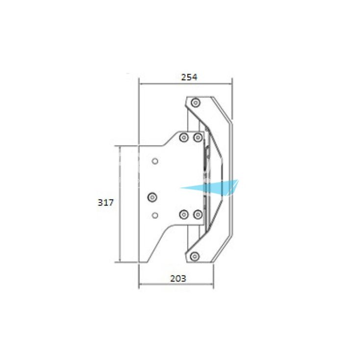 JACKPLATE HYDRAULIQUE XTREME SMARTSTICK - DECALAGE 8"