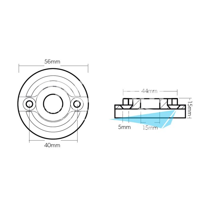 ANODE ZINC - PROPULSEUR VETUS 75/95KG