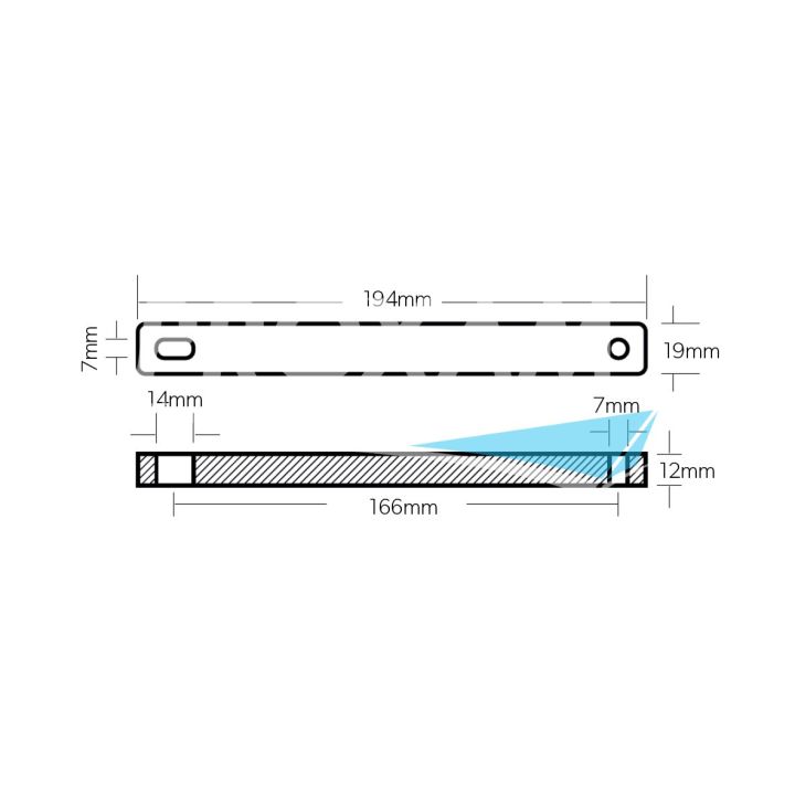ANODE ZINC - PLAQUE 30/40CV