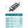 SILENCIEUX Ø102MM - 183x135x460MM