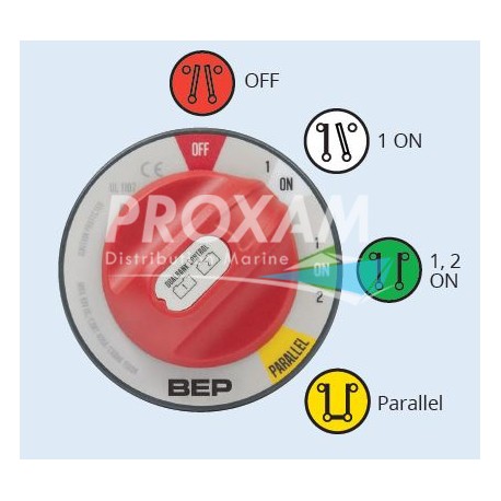 COUPL. BAT. BEP PRO INSTALLER 1/1&2/PARALLEL/OFF 48V MAX 400A CONTINU