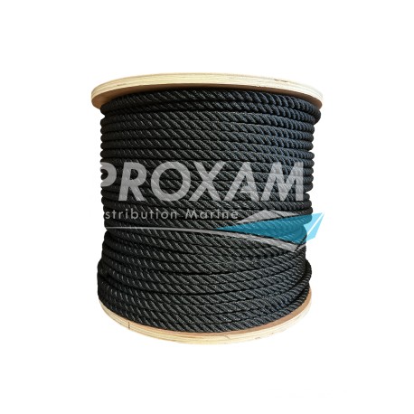 CORDAGE NOIR Ø12MM 200M