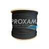 CORDAGE NOIR POLYESTER HAUTE TENACITE Ø16MM BOBINE 100M