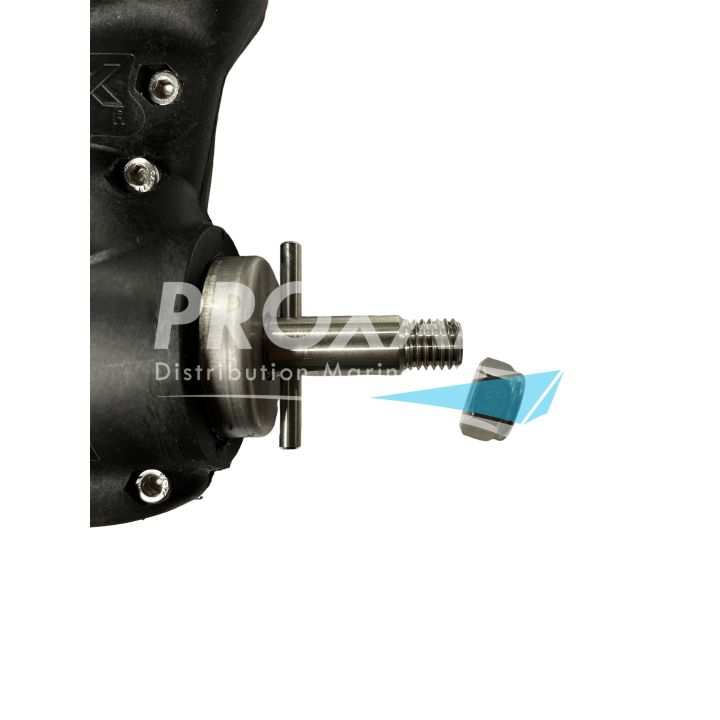 HELICE DE PROPULSEUR MAX POWER 6 PALES Ø185 POUR ARBRE FILETE