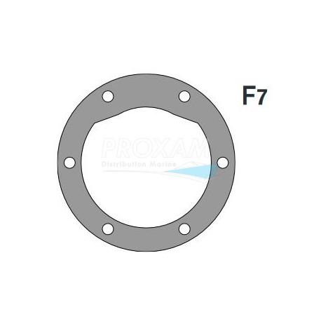 JOINT DE COUVERCLE 6 VIS POMPE JOHNSON TYPE F7