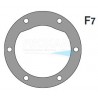 JOINT DE COUVERCLE 6 VIS POMPE JOHNSON TYPE F7