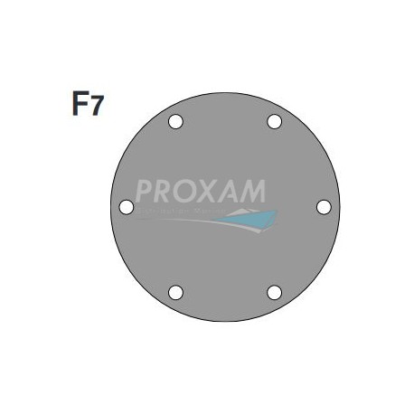 COUVERCLE 6 VIS POMPE JOHNSON F7 JOINT PLAT