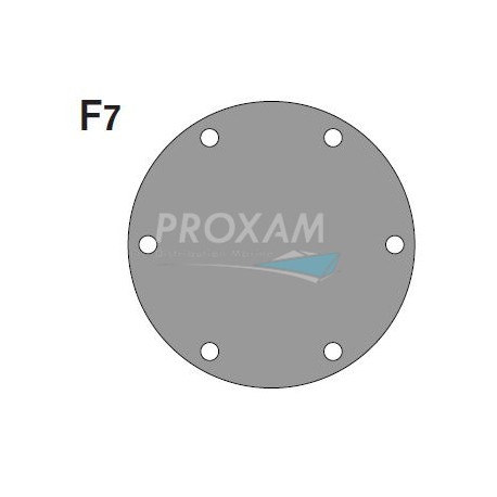 COUVERCLE 6 VIS POMPE JOHNSON F7 JOINT TORIQUE